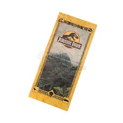 Lot #420 - JURASSIC PARK (1993) - Dirtied Park Visitor Brochure