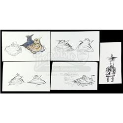 Lot #500 - NIGHTMARE BEFORE CHRISTMAS, THE (1993) - Set of Hand-Drawn Oogie Boogie (Ken Page) Meltin
