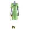 Image 1 : Lot #501 - THE NOTEBOOK (2004) - Allie's (Rachel McAdams) Green Shopping Dress and Accessories