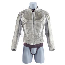 Lot #502 - OBLIVION (2013) - Jack's (Tom Cruise) Leather Technician's Jacket and Shirt