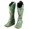 Image 4 : Lot #532 - POWER RANGERS (2017) - Pair of Rita Repulsa's Corrupted Green Power Boots