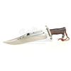 Image 5 : Lot #548 - RAMBO III (1988) - Gil Hibben First Edition Rambo (Sylvester Stallone) III Knife With Bro