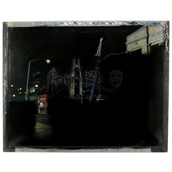 Lot #557 - ROBOCOP 3 (1993) - Hand-Painted Rocco Gioffre Detroit Skyline Matte Painting