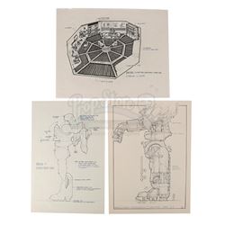 Lot #559 - ROBOT JOX (1990) - Set of Hand-Drawn Concept Artwork by Ron Cobb and Steve Burg