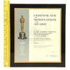 Image 7 : Lot #568 - ROCKY (1976) - Academy Award Nomination Certificate Plaque