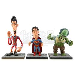 Lot #578 - SEINFELD (T.V. SERIES, 1989-1998) - Set of Three Will Vinton Studios Seinfeld Superhero P