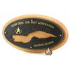 Image 3 : Lot #610 - STAR TREK: THE NEXT GENERATION (TV SERIES, 1987 - 1994) - Seventh Season Crew Plaque and