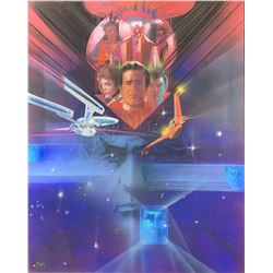 Lot #647 - STAR TREK III: THE SEARCH FOR SPOCK (1984) - Hand-Painted Bob Peak Poster Concept Illustr