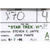 Image 5 : Lot #649 - STAR TREK VI: THE UNDISCOVERED COUNTRY (1991) - Second Unit Clapperboard