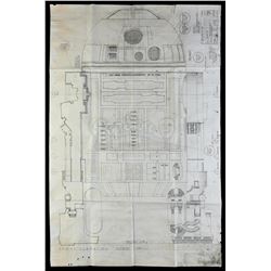 Lot #660 - STAR WARS: ATTACK OF THE CLONES (2002) - R2-D2 (Kenny Baker) Blueprint