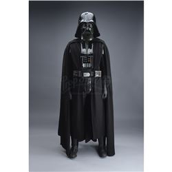 Lot #672 - STAR WARS: A NEW HOPE (1977) - 1977/1978 Darth Vader Promotional Costume With Poster-Matc