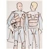 Image 2 : Lot #679 - STAR WARS: A NEW HOPE (1977) - Hand-Drawn Early Rebel Soldier Concept by John Mollo