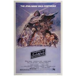 Lot #695 - STAR WARS: THE EMPIRE STRIKES BACK (1980) - Style B Purple Variant One-Sheet Poster