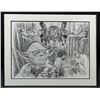 Image 1 : Lot #709 - STAR WARS: THE EMPIRE STRIKES BACK (1980) - "Memories of Dagobah" Hand-Drawn Artwork by N