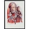 Image 1 : Lot #749 - STAR WARS: THE LAST JEDI (2017) - Hand-Drawn Mark Raats Poster Concept Illustration