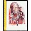 Image 6 : Lot #749 - STAR WARS: THE LAST JEDI (2017) - Hand-Drawn Mark Raats Poster Concept Illustration