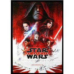 Lot #750 - STAR WARS: THE LAST JEDI (2017) - Cast-Signed Poster