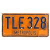 Image 4 : Lot #782 - SUPERMAN (VARIOUS PRODUCTIONS, 1978-1987) - Pair of Metropolis Car License Plates