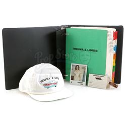 Lot #802 - THELMA & LOUISE (1991) - Production Binder, Geena Davis Screen Test Polaroid, Suitcase Ta