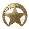 Image 1 : Lot #810 - TOMBSTONE (1993) - Cochise County Deputy Sheriff Badge