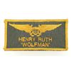 Image 1 : Lot #813 - TOP GUN (1986) - Leonard "Wolfman" Wolfe's (Barry Tubb) Flight Suit Patch