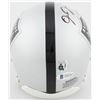 Image 2 : JOSH JACOBS SIGNED VEGAS RAIDERS MINI HELMET ( JSA COA)