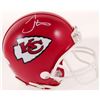 Image 1 : TYREEK HILL SIGNED KC CHIEFS MINI HELMET ( JSA COA)