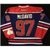 Image 2 : CONNOR McDAVID SIGNED OILERS REEBOK CAPTAIN JERSEY (AJ SPORTS COA)
