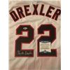 Image 2 : CLYDE DREXLER SIGNED TRAILBLAZERS JERSEY (BECKETT COA)