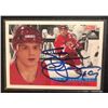 Image 1 : 1991 Score Steve Yzerman The Franchise #419 Autographed