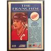 Image 2 : 1991 Score Steve Yzerman The Franchise #419 Autographed