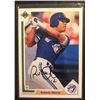 Image 1 : SIGNED 1991 Upper Deck #763 Roberto Alomar