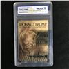 Image 1 : 2017 MERRICK MINT DONALD TRUMP 23 KARAT GOLD (10 GEM MINT)