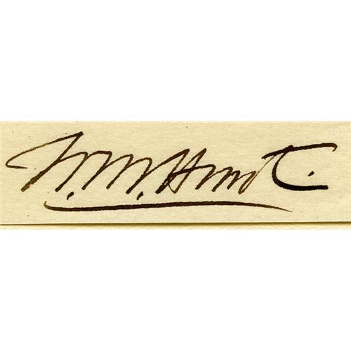 William Morris Hunt Autograph Letter Signed.