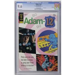 "Adam 12 #4 File Copy (Gold Key, 1974) CGC NM+ 9.6 Off-w "
