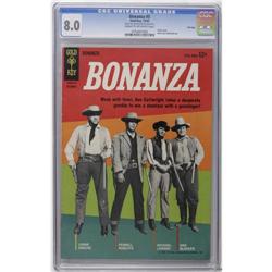 "Bonanza #5 File Copy (Gold Key, 1963) CGC VF 8.0 Cream "