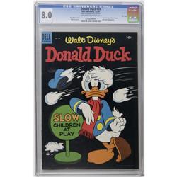 "Donald Duck #39 File Copy (Dell, 1955) CGC VF 8.0 Off-w "