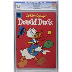 "Donald Duck #50 File Copy (Dell, 1956) CGC VF+ 8.5 Off- "