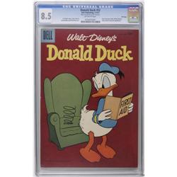 "Donald Duck #52 File Copy (Dell, 1957) CGC VF+ 8.5 Off- "
