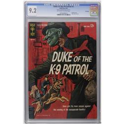 "Duke, of the K-9 Patrol #1 File Copy (Gold Key, 1963) C "