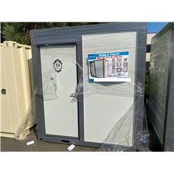 BRAND NEW PORTABLE MOBILE TOILET WITH SHOWER, TOILET, SINK, MIRROR, WINDOW, FAN