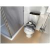 Image 2 : BRAND NEW PORTABLE MOBILE TOILET WITH SHOWER, TOILET, SINK, MIRROR, WINDOW, FAN