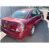 Image 2 : 2005 NISSAN ALTIMA 4 DOOR SEDAN RED VIN#1N4BL11D85C387609