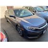 Image 2 : 2016 HONDA CIVIC, 2DR COUPE, GREY, VIN #2HGFC4B53GH400546