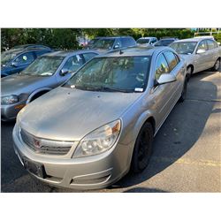 2008 SATURN AURA 4 DOOR GREY VIN#1G82557B78F172311