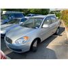 Image 1 : 2007 HYUNDAI ACCENT 4 DOOR SEDAN GREY VIN#KMHCN45C2741148710