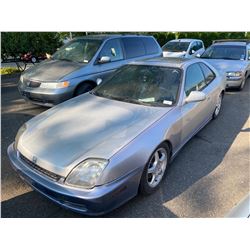 2000 HONDA PRELUDE 2 DOOR HATCH GREY VIN#JHMBB6141YC801603