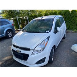 2014 CHEVROLET SPARK 2 DOOR WHITE VIN#KL8CD6S99EC528344