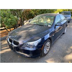 2008 BMW 528I 4 DOOR BLUE VIN#WBANU535X8CT07567