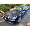 Image 1 : 2008 BMW 528I 4 DOOR BLUE VIN#WBANU535X8CT07567